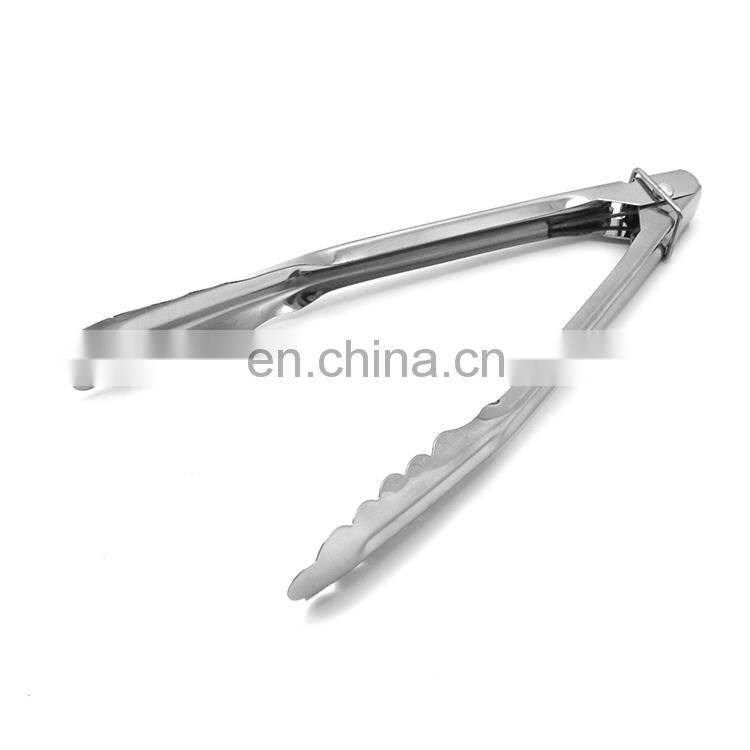 Stainless Steel Kitchen Food Tongs Ice Tongs