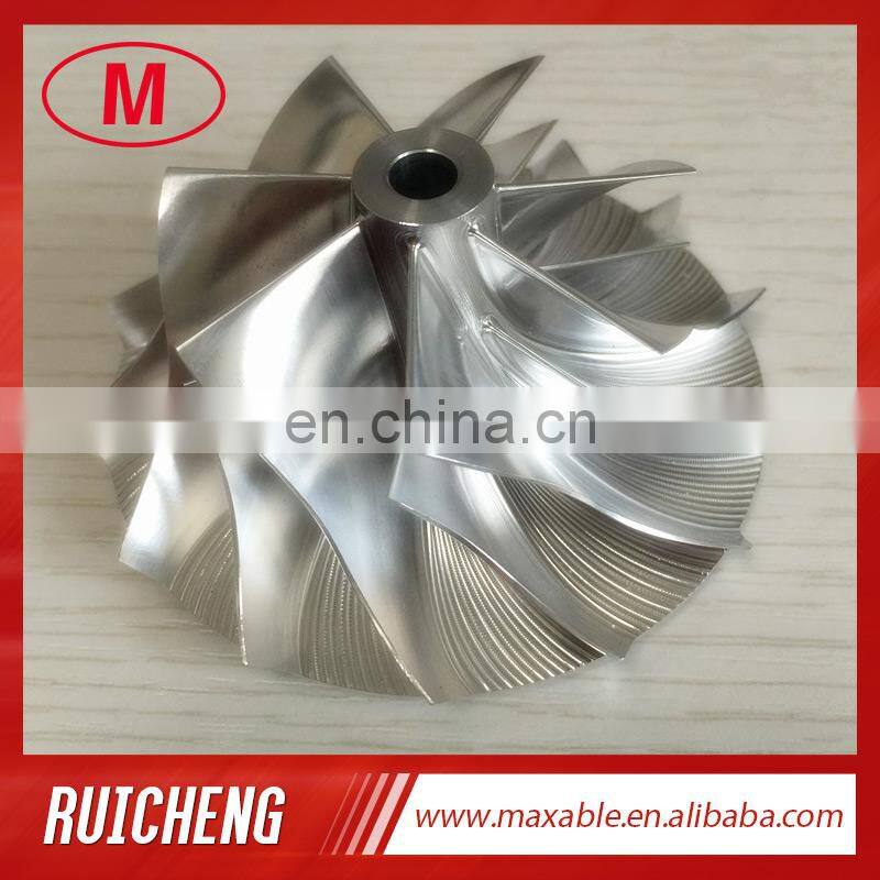 TD05H 54.90/76.13mm 7+7 blades high performance milling/aluminum 2618/billet compressor wheel