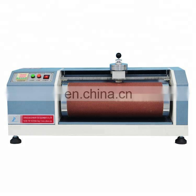 Lab Testing Equipment ISO 4649 DIN Rubber leather And Plastic Abrasion Resistance Tester
