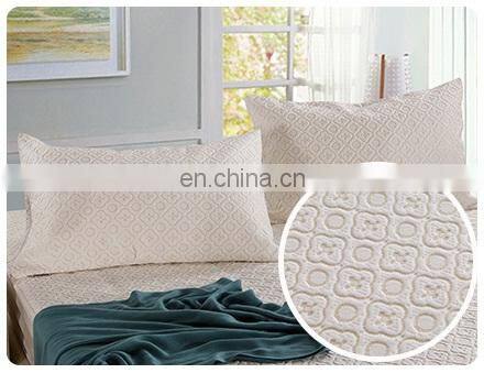 Hypoallergenic Soft Cool Bamboo Jacquard Waterproof Mattress Protector Vinyl Free