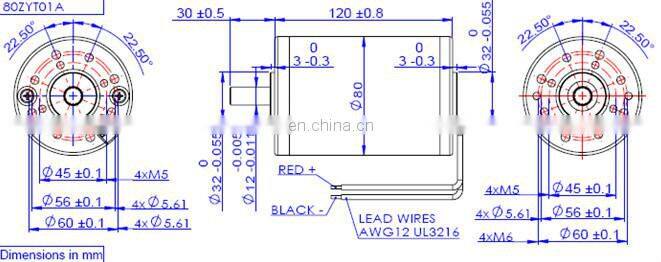 80ZYT01C 12v 24v high speed football dc motors used for foot balls launch machine
