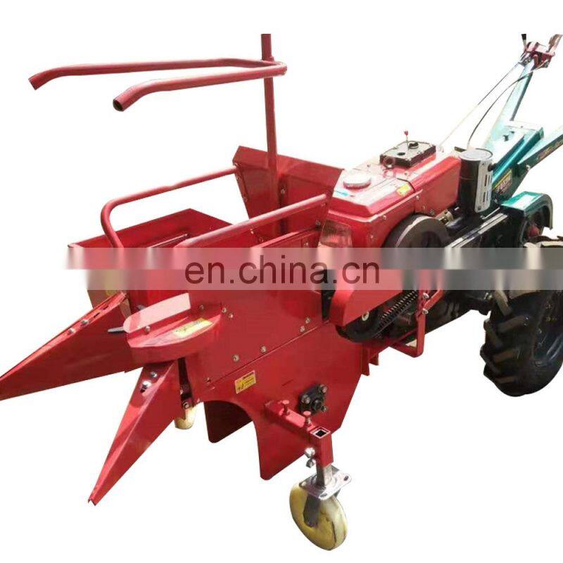 Full-featured mini corn harvester machine for tractor
