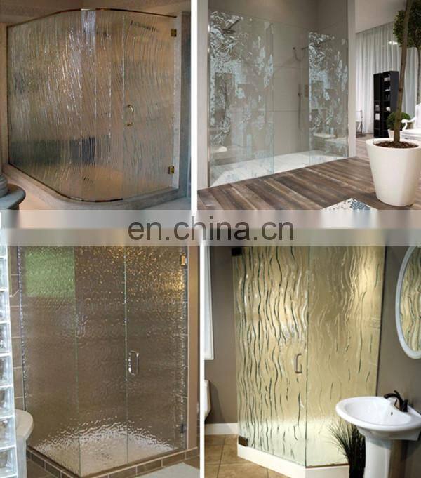 High quality pattern decorative glass walls panels
