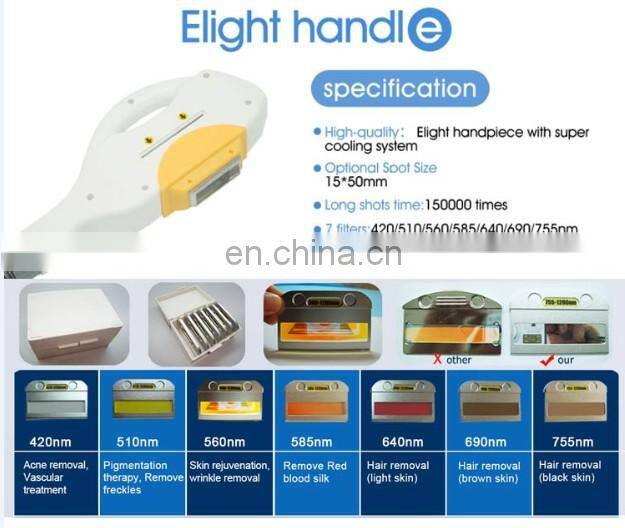 2020 most popular pigmentation removal skin tightening e-light 808nm nd yag laser multifunction machine