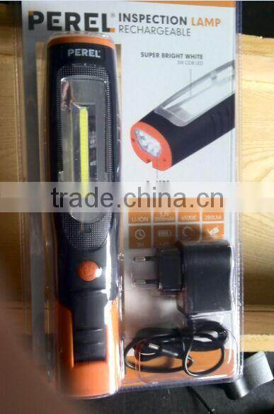 3W COB+7LED rechargeable led flexiable magnetic work light