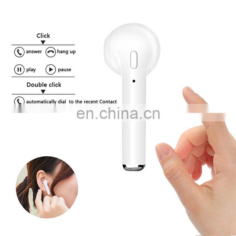 Cheap tws earbus Headphones Wireless Earbuds i7s TWS Earphones in-Ear Stereo Sound 2 Built-in Mic Earphones