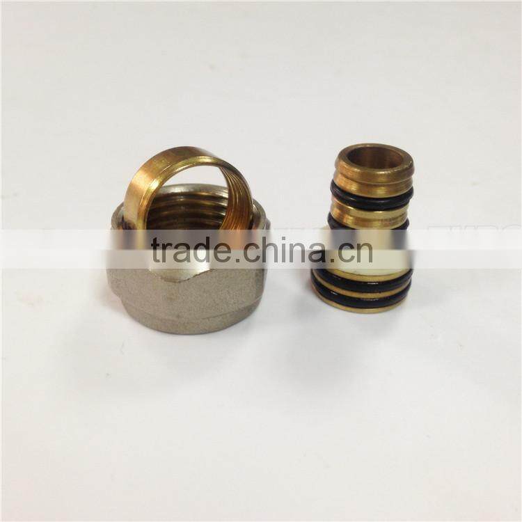 Quick joint mini compression loose core screw fitting for PAP pipes
