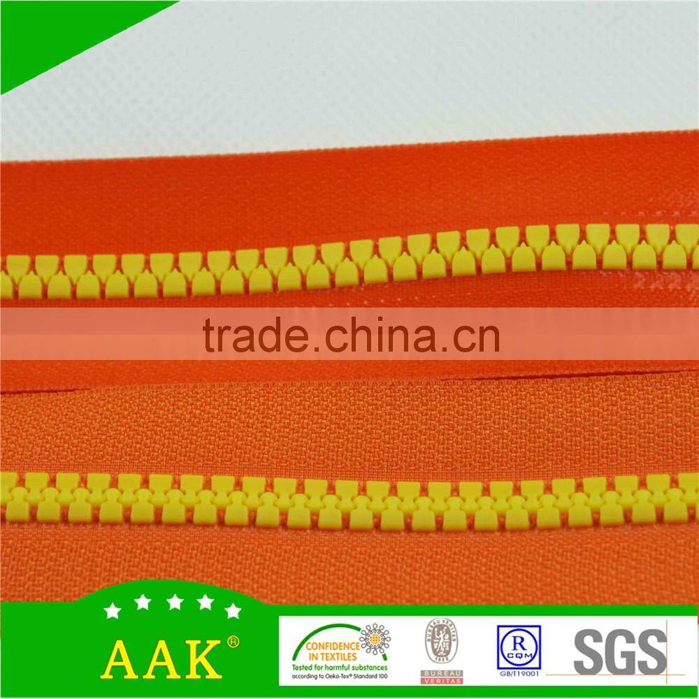 Polyester tape Resin long chain waterproof zipper