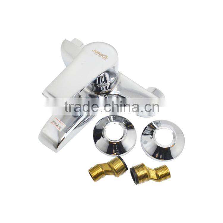 2015 top selling surface mounted double holes shower faucet