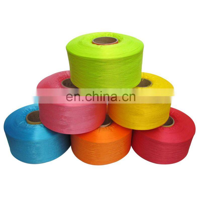high tenacity virgin colorful webbing pp yarn