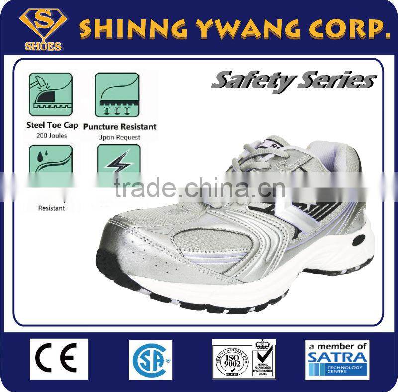 Air Cushion Athletic Steel Toe Sport Safety Shoes