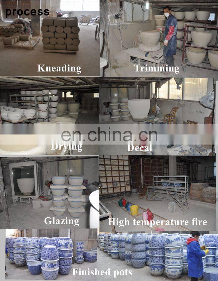 Various Big Chinese Ceramic Garden Decoration Plant Pots