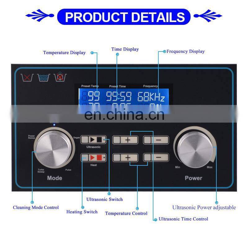 30 Liter Ultrasonic Washing Machine Professional Ultrasound Cleaner for Teeth and Jewellery