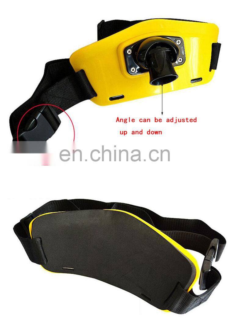 ABS Professional Adjustable Stand Up Fishing Waist Gimbal Fighting Belt Rod Pole Holder for boat fishing other fishing product