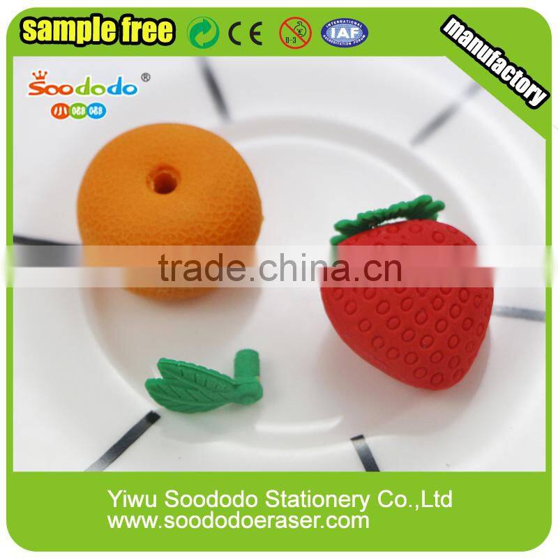 Japanese Fruit And Vegetable Shped 3D Pencil Erasers