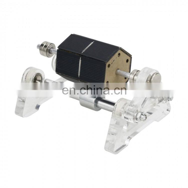 Assembled Creative Magnetic Levitation Solar Motor for Magnetic Levitation Ornaments Technology Gift
