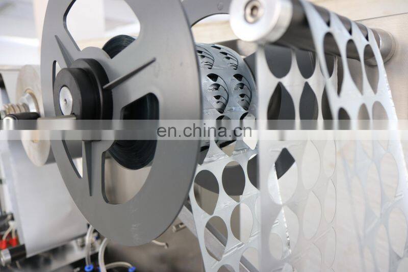 DPB-140 High Efficiency Flat-Plate Automatic Tablet Capsule liquid Blister Packing Machine With Cover