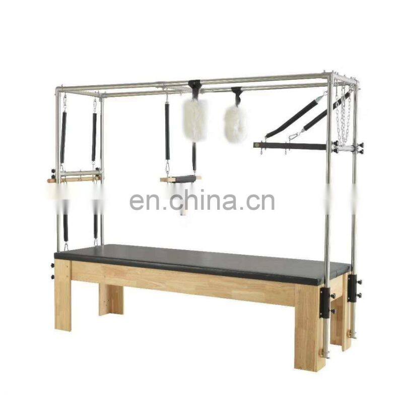 wood Trapeze Table pilates gym exercise machine With springs