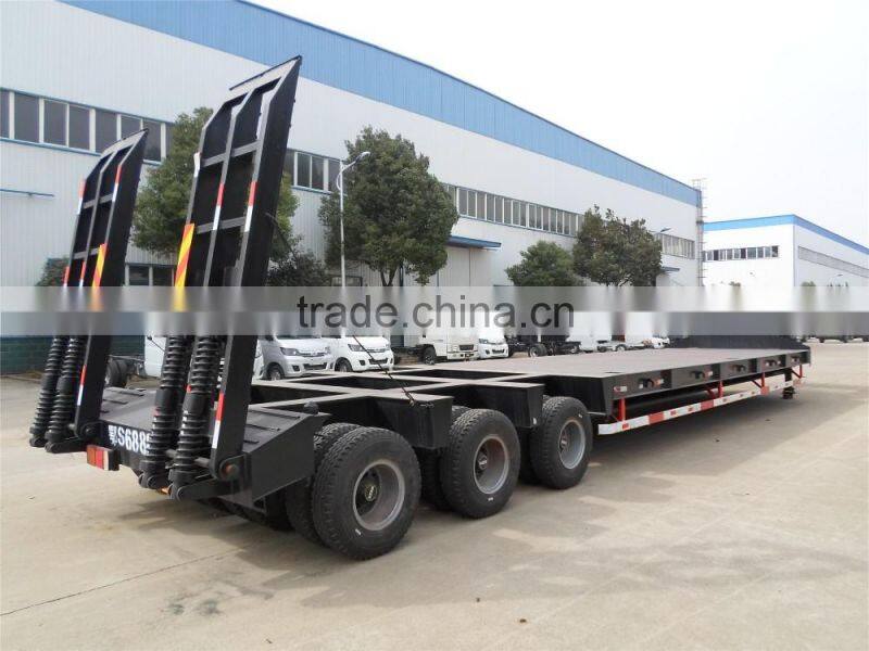Triaxle low bed semitrailer with good price for sale 008615826750255 (Whatsapp)