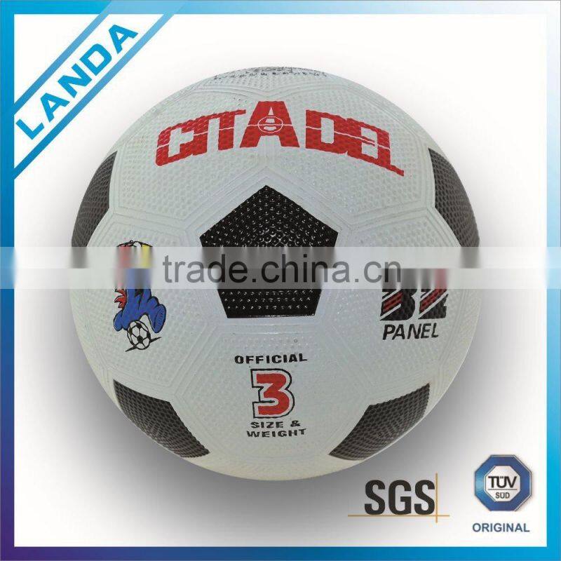 natural the cheapest rubber soccer ball or football