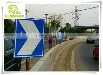 2015 NEW High Visibility Reflective ROAD Safety solar powered traffic sign