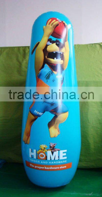 pvc inflatable animal bop bag/funny toy