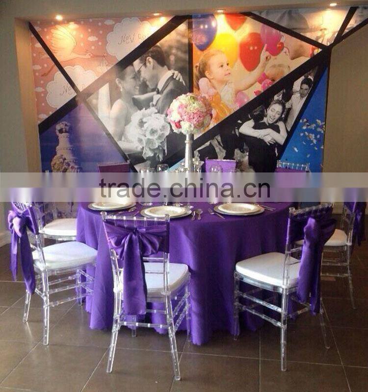 transparant used chiavari chair for wedding party