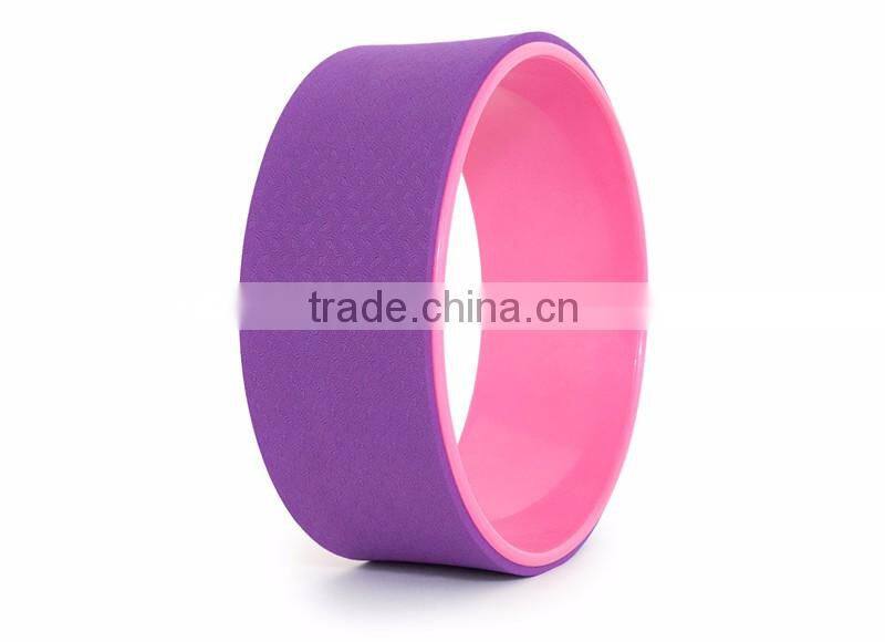 black-green yoga wheel