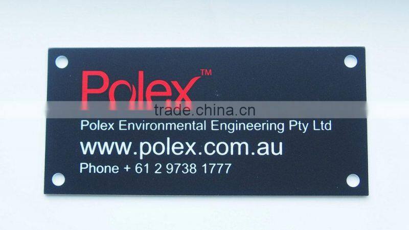 High quality Household Electrical Appliances Nameplate