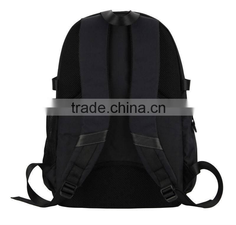 2014 popular hot selling waterproof nylon cool black nylon branded backpack beach chair