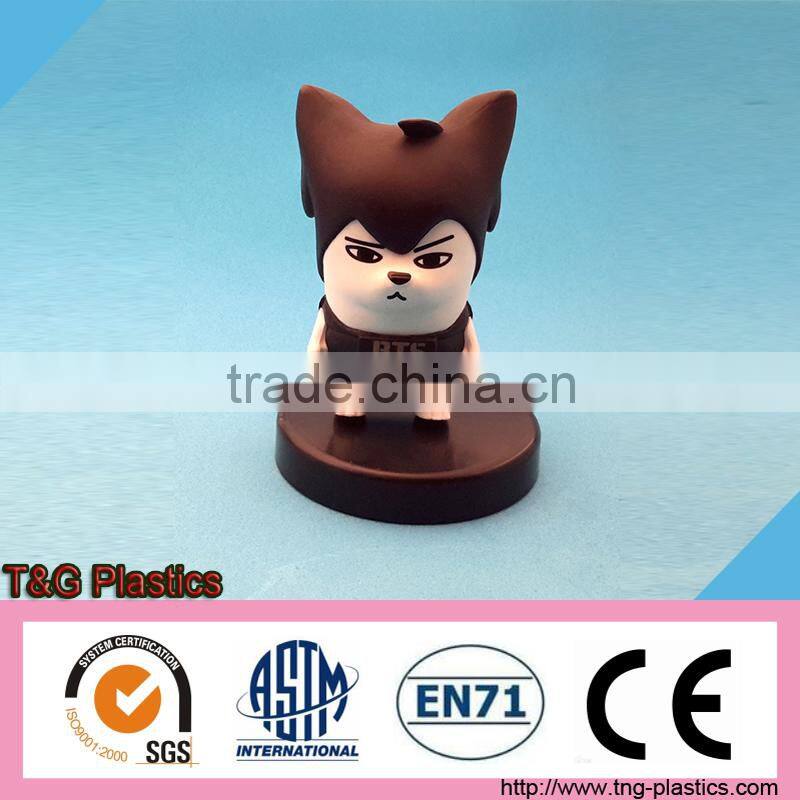 2016 Popular pvc plastic action mini figures for kid