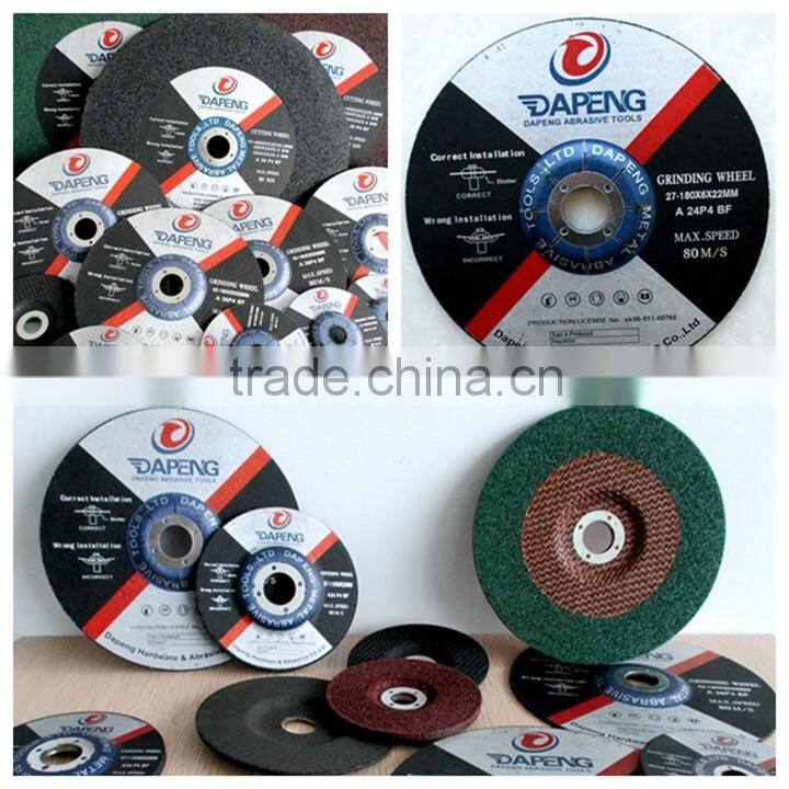 6'' Inch abrasive cutting grinding wheel en12413