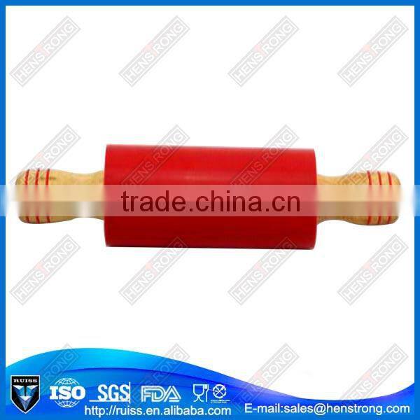 Service supremacy non-slip wooden handle flour rolling pin
