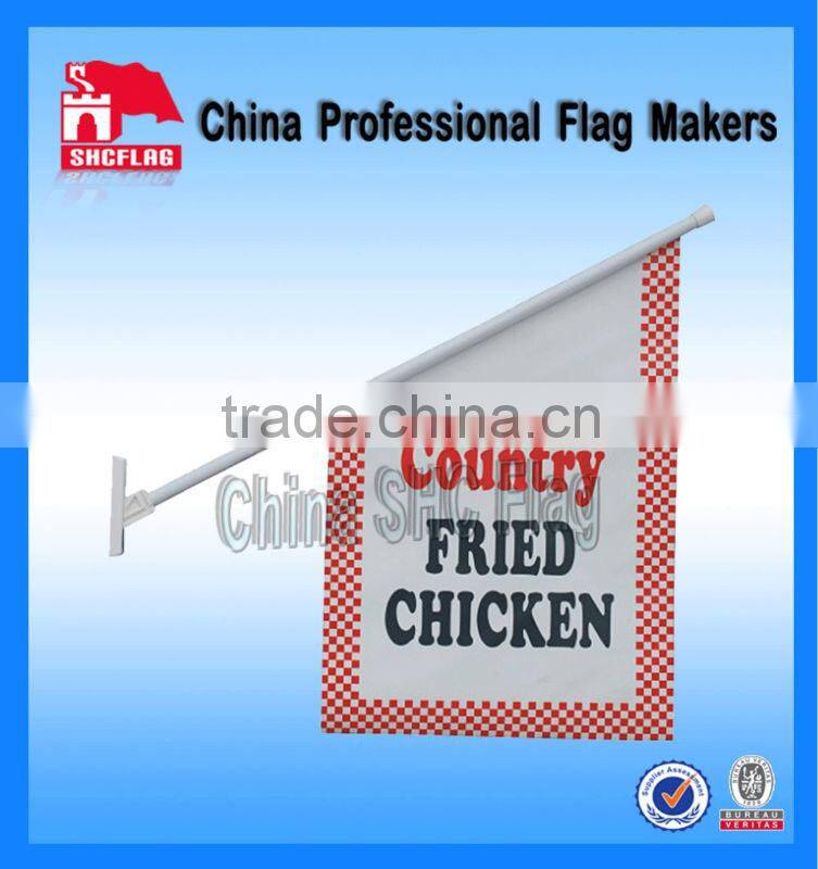 Outdoor decorative PVC wall flags