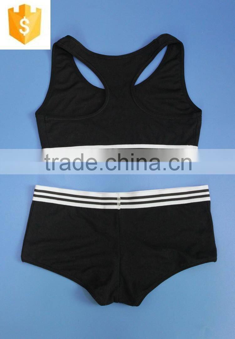 ladies sport bra set ,fashion hot bra and panty set