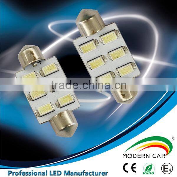 New arrival Auto Led Bulb Car Festoon Interior Led Light Reading Light 6 Smd festoon lighting