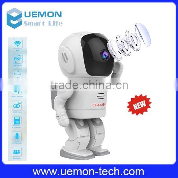 2016 new arrival robot Wifi IP camera wireless home security