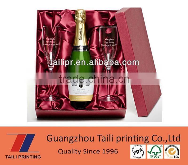 New design paper wine box,wine gift box,paper wine packaging box