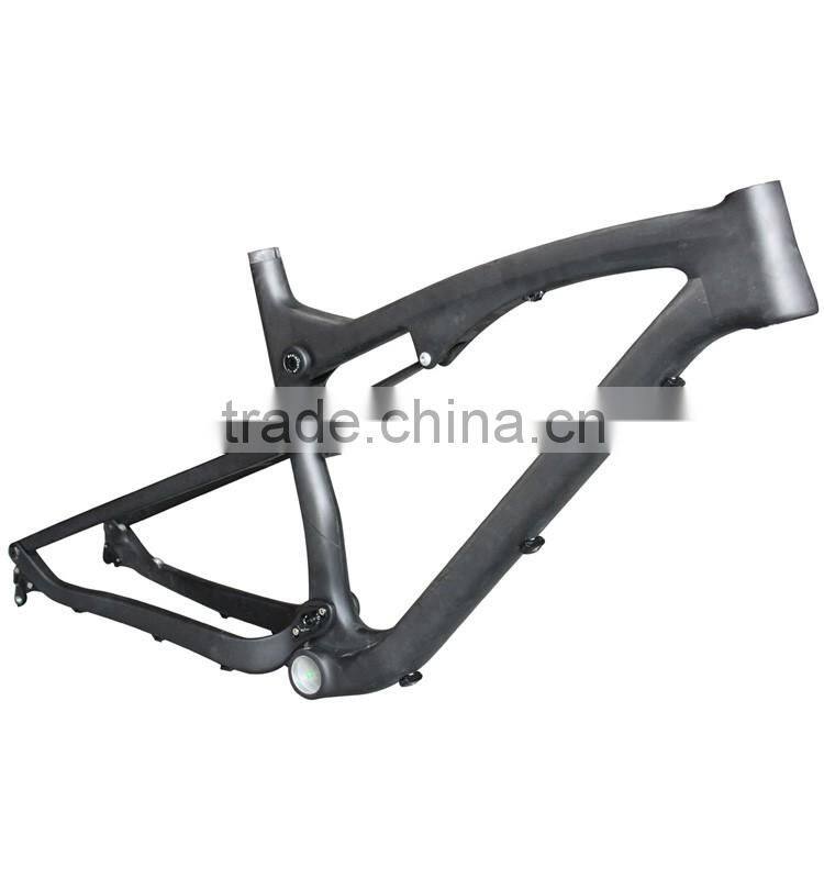 2015 27.5 ER full suspension mtb carbon frame 650B with BSA PF30