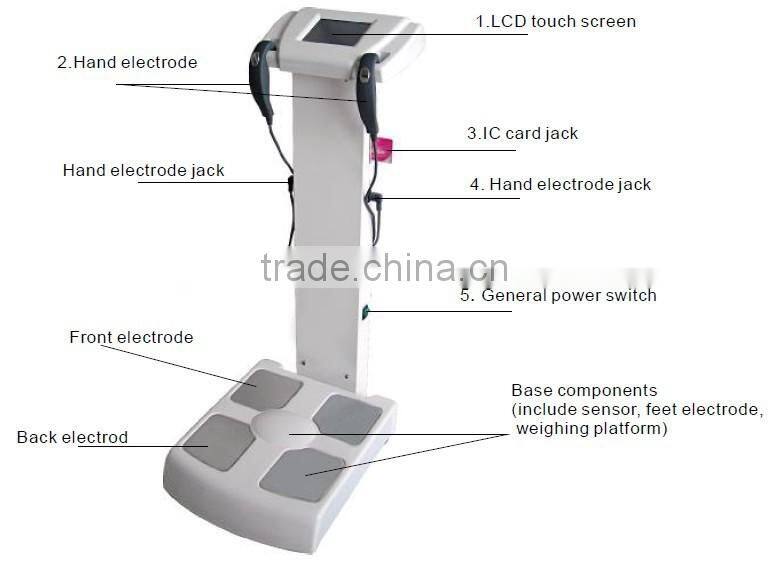 alibaba china/new product body analyzer machine/tanita body composition analyzer