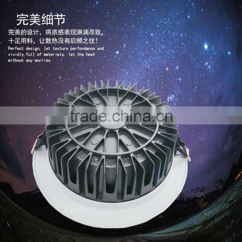 High quality Die Casting LED Downlight 7w 9w 12w 15w 18w 24w 36W SMD5730 LED Ceiling Lamp Porsche Tires