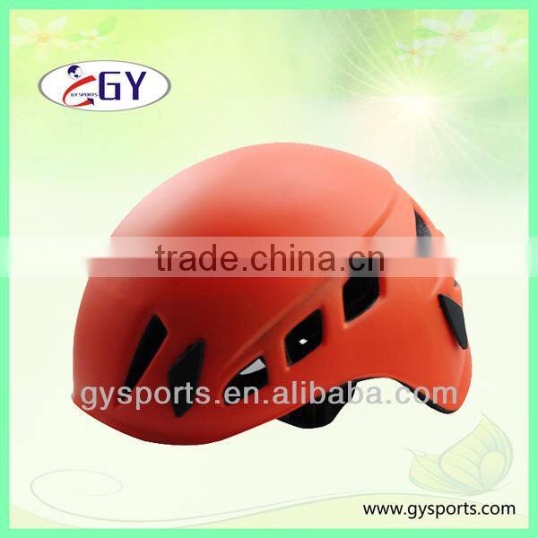 2015 Hot one colorful comfortable Climbing helmets with PC outer shell impact-resistant EPS double-sided velvet Adjustable bla