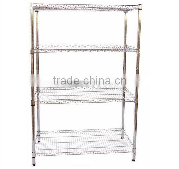 Double Side Chrome Metal Wire Shelf With NSF Certification