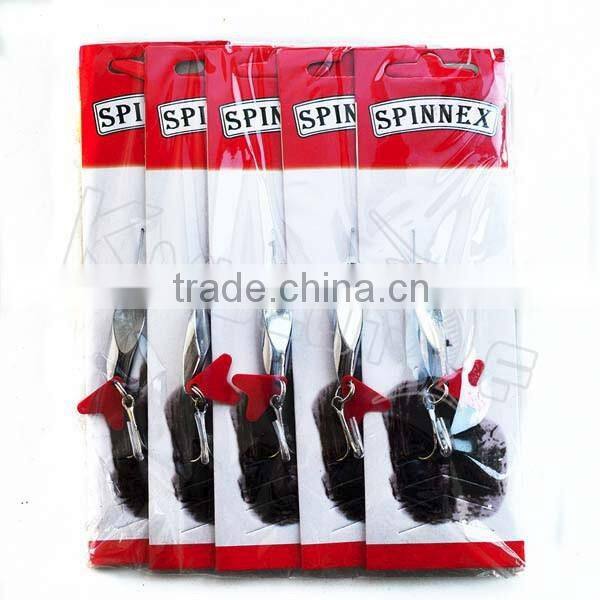 FOB or CIF price CHLPB1 metal blade high quality bass fishing spoon lures