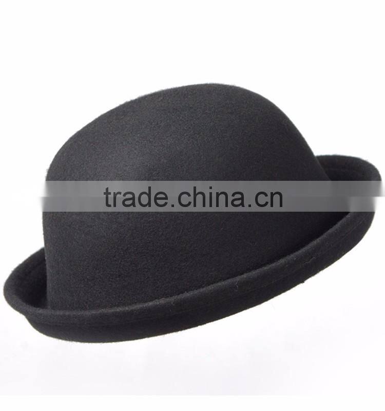 Family Wool Felt Bowler Hat Wholesale Hats For Women