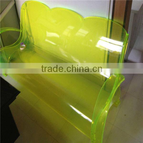 Plastic Acrylic Fluorescent Sofa