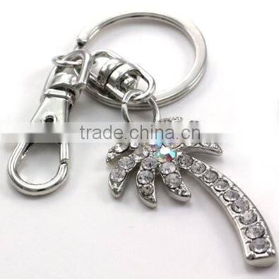 Custom shaped Keychain promotional high quality metal skull 3d keychain