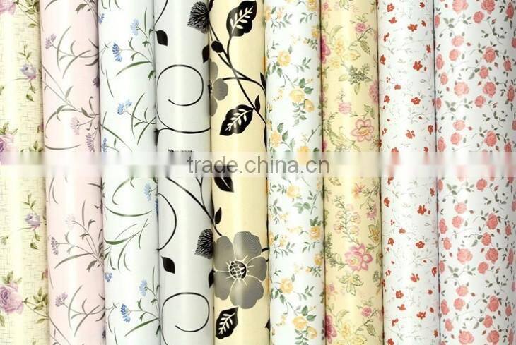 PVC wallpaper for interior decoration