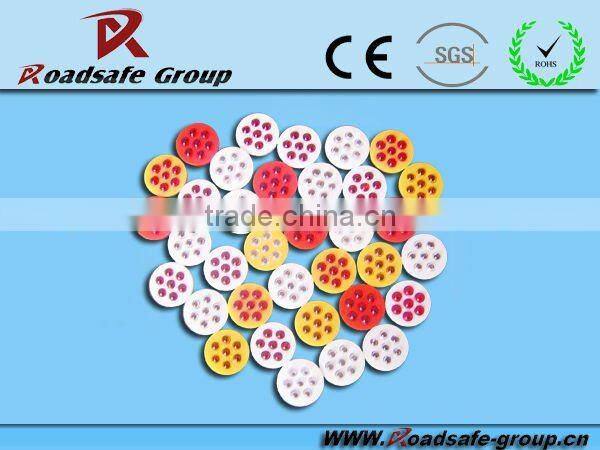 RSG lowest price road reflector/ 7 glass beads panel/plastic reflectors