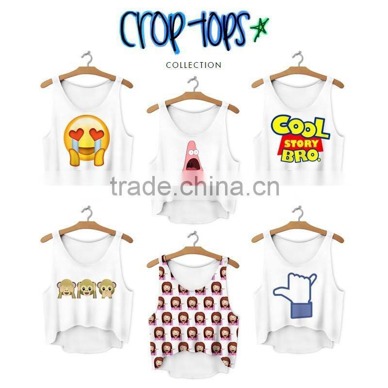 Hot sale printed fancy 3D digital printed you decide white High Quality Baseball white tshirt for ladies fashion wear